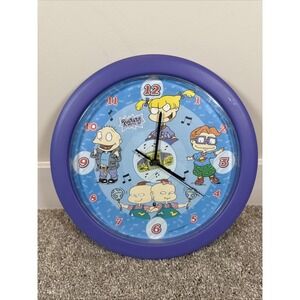 Vintage 1999 Nickelodeon‎ Rugrats Talking Wall Clock